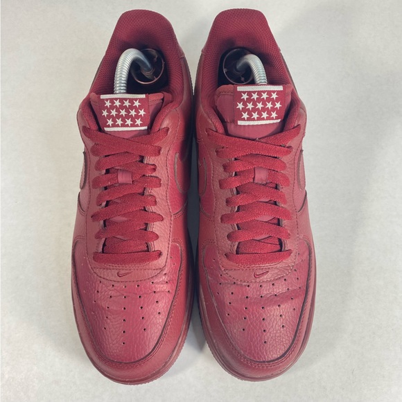 Nike Air Force 1 Low Team Red Sneakers Shoes AA4083-600; Men’s Sz 9 — Excellent! - Picture 7 of 15